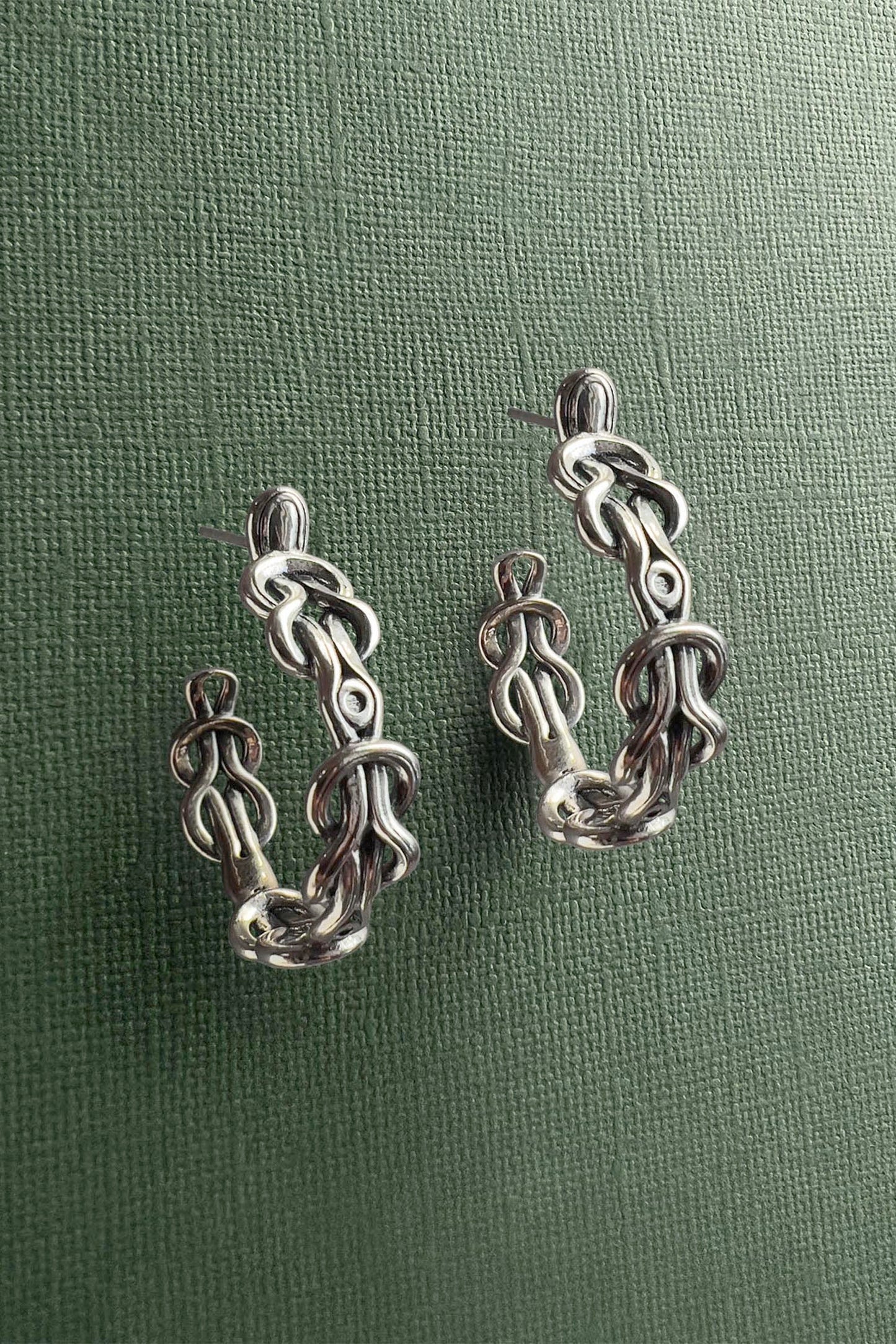 Hecate Hoops Sterling Silver