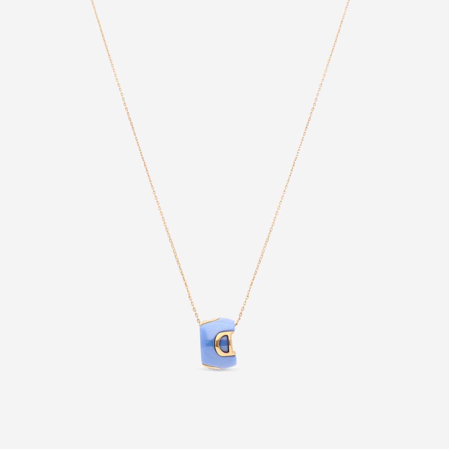 Damiani 18K Rose Gold & Ceramic Diamond Pendant Necklace 20078890