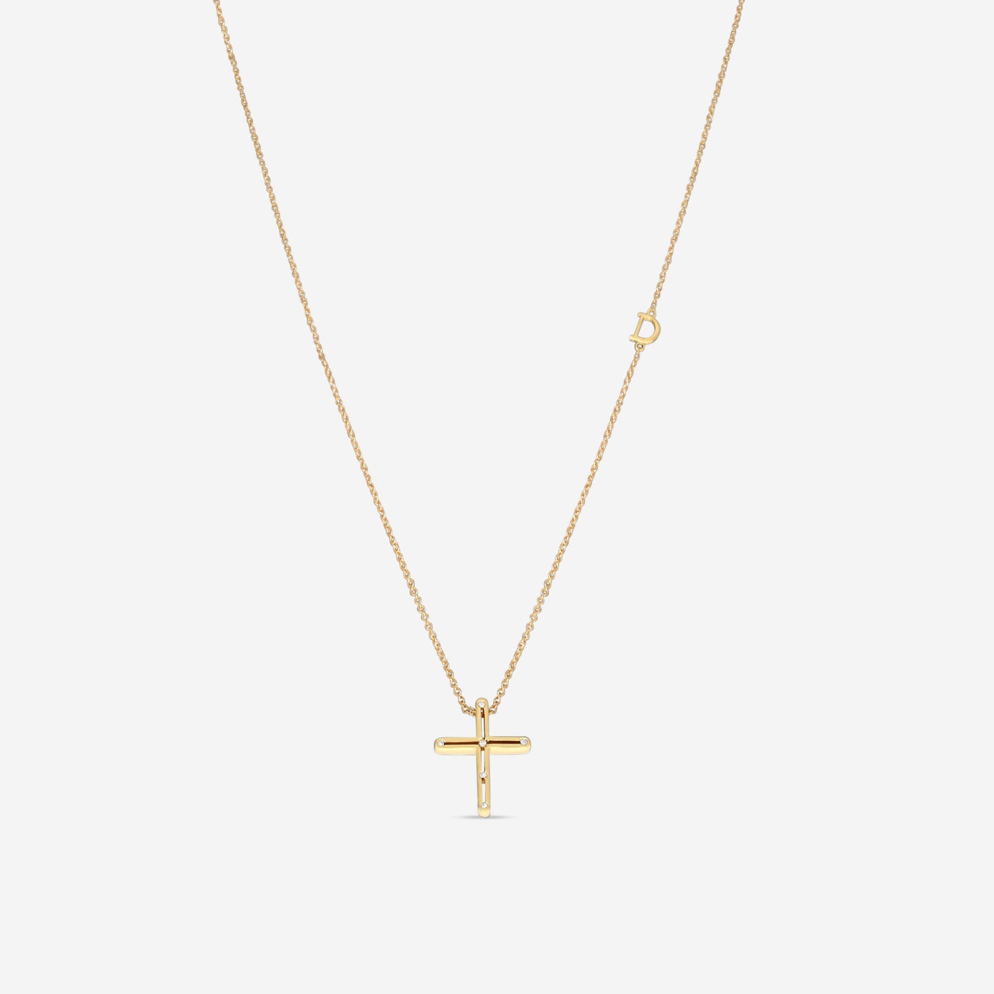 Damiani 18K Yellow Gold Diamond Pendant Necklace 20076845