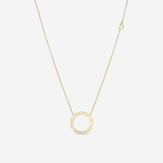 Damiani 18K Yellow Gold Diamond Rope Necklace 20087269