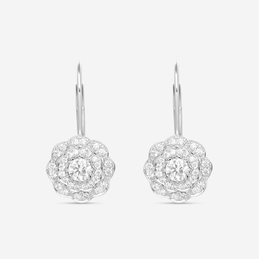 Hearts On Fire Lorelei 18K White Gold Diamond Drop Earrings HFELORDBLDH00718W