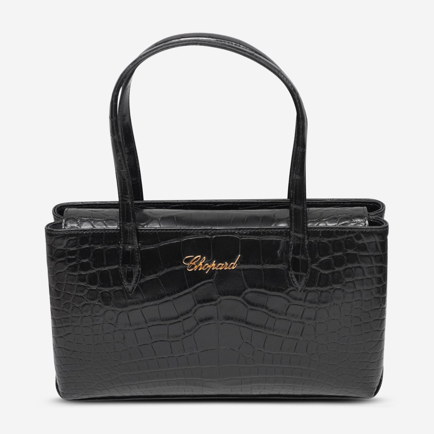 Chopard Jour Impériale Mini Black Alligator Leather Bag 95000-0341