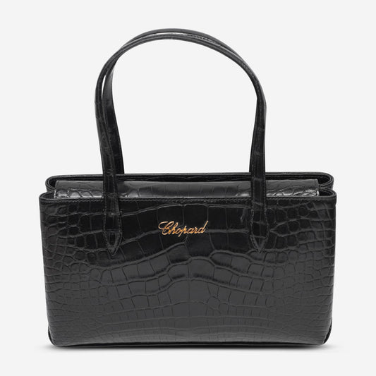 Chopard Jour Impériale Mini Black Alligator Leather Bag 95000-0341