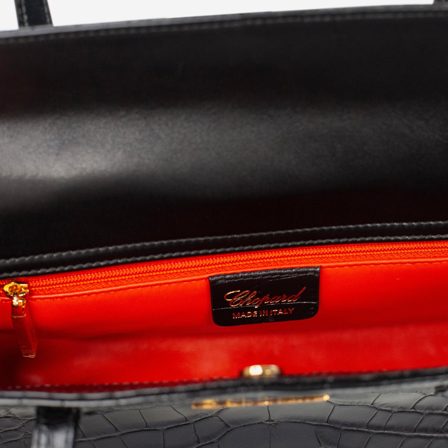 Chopard Jour Impériale Mini Black Alligator Leather Bag 95000-0341