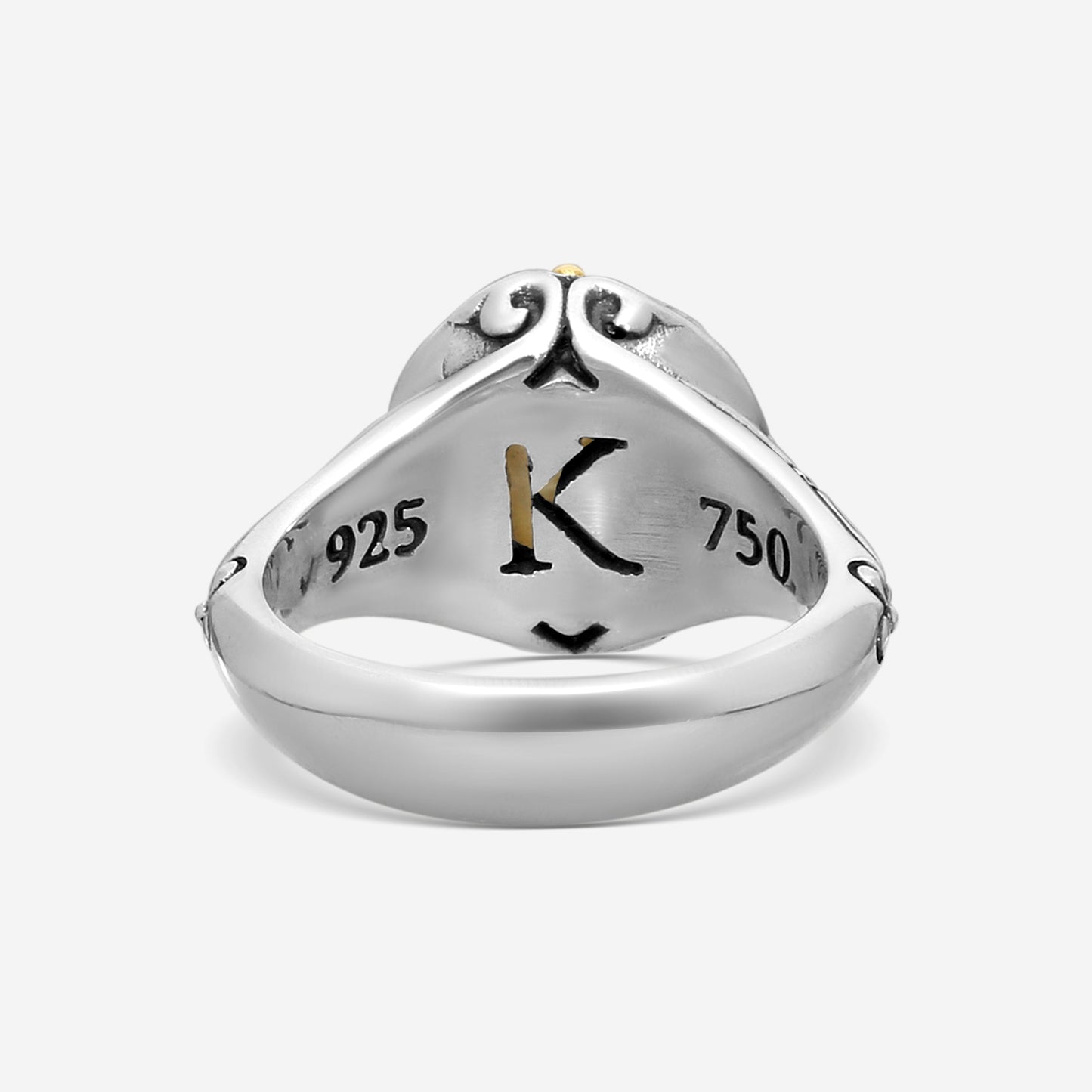 KONSTANTINO – “Gen K 2” Sterling Silver & 18K Yellow Gold, Yellow Agate Triplet Ring (YAT: 10 mm) – DKJ1006-649 S7

Center (YAT): 10 mm
Ring Size: 7.0
Width: 0.19 in.