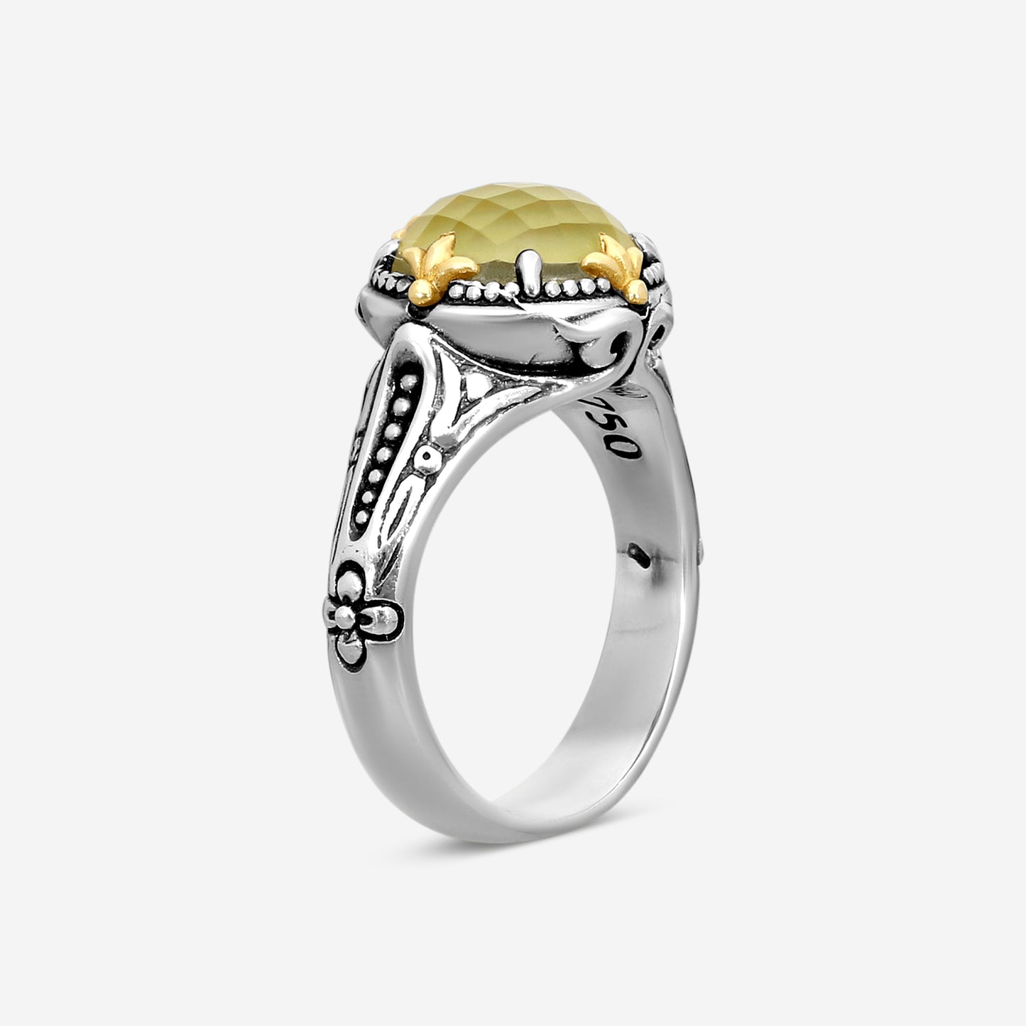 KONSTANTINO – “Gen K 2” Sterling Silver & 18K Yellow Gold, Yellow Agate Triplet Ring (YAT: 10 mm) – DKJ1006-649 S7

Center (YAT): 10 mm
Ring Size: 7.0
Width: 0.19 in.