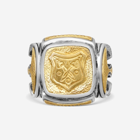KONSTANTINO – “Byzantium” Sterling Silver & Bronze Ring – DKJ550-131-300

Ring Size: 10.0
Width: 0.38 in.