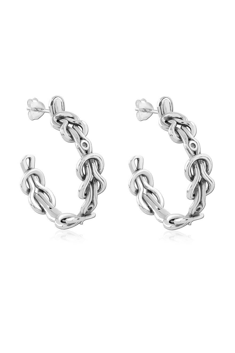 Hecate Hoops Sterling Silver