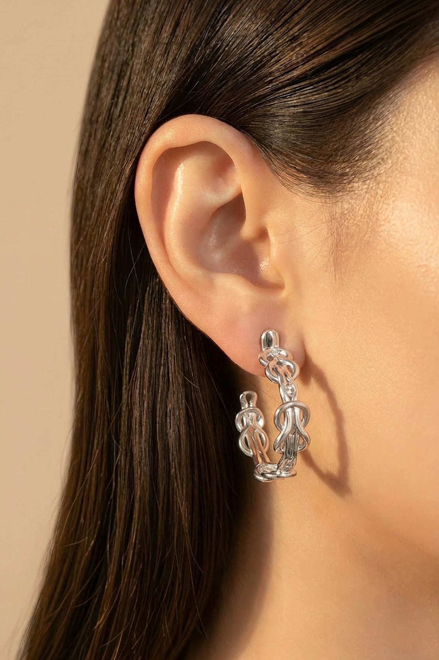 Hecate Hoops Sterling Silver