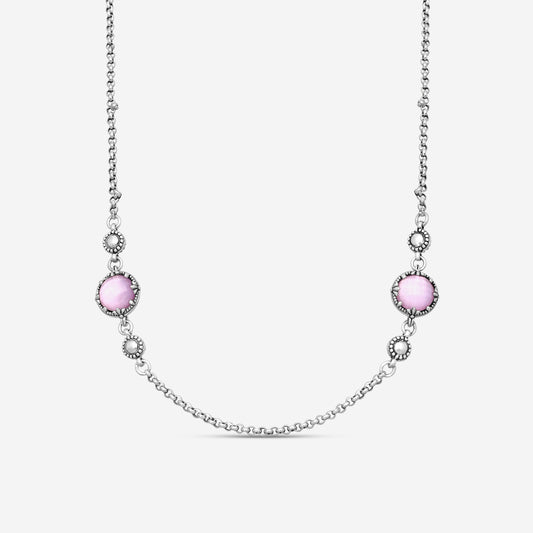KONSTANTINO – “Gen K 2” Sterling Silver, Pink Corundum Doublet Necklace (PCD: 8 mm) – KOKJ501-131-652-18 2U

Chain Length: 18.0 in.
