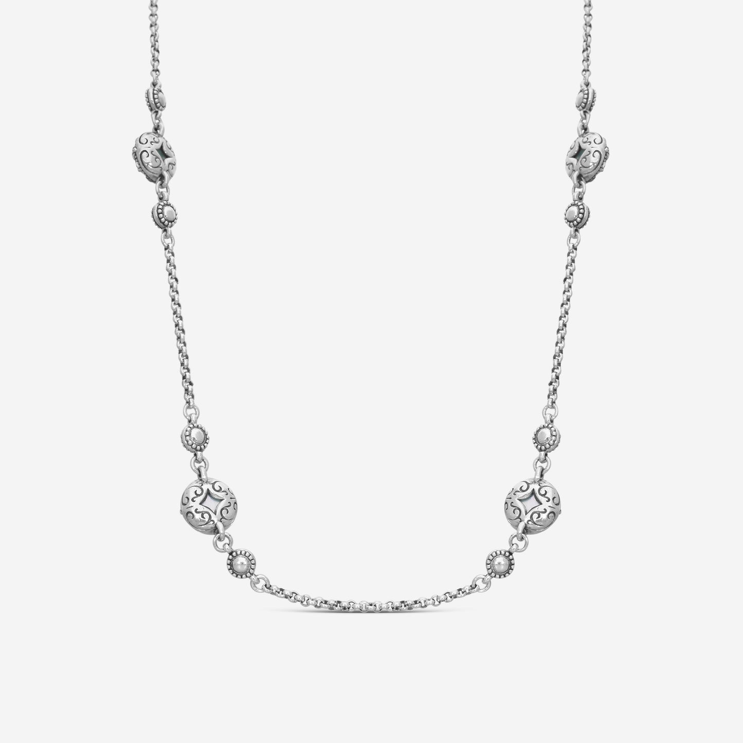 KONSTANTINO – “Gen K 2” Sterling Silver, Blue Spinel Doublet Necklace (SPN: 8 mm) – KOKJ503-131-650-22 4U

Chain Length: 22.0 in.