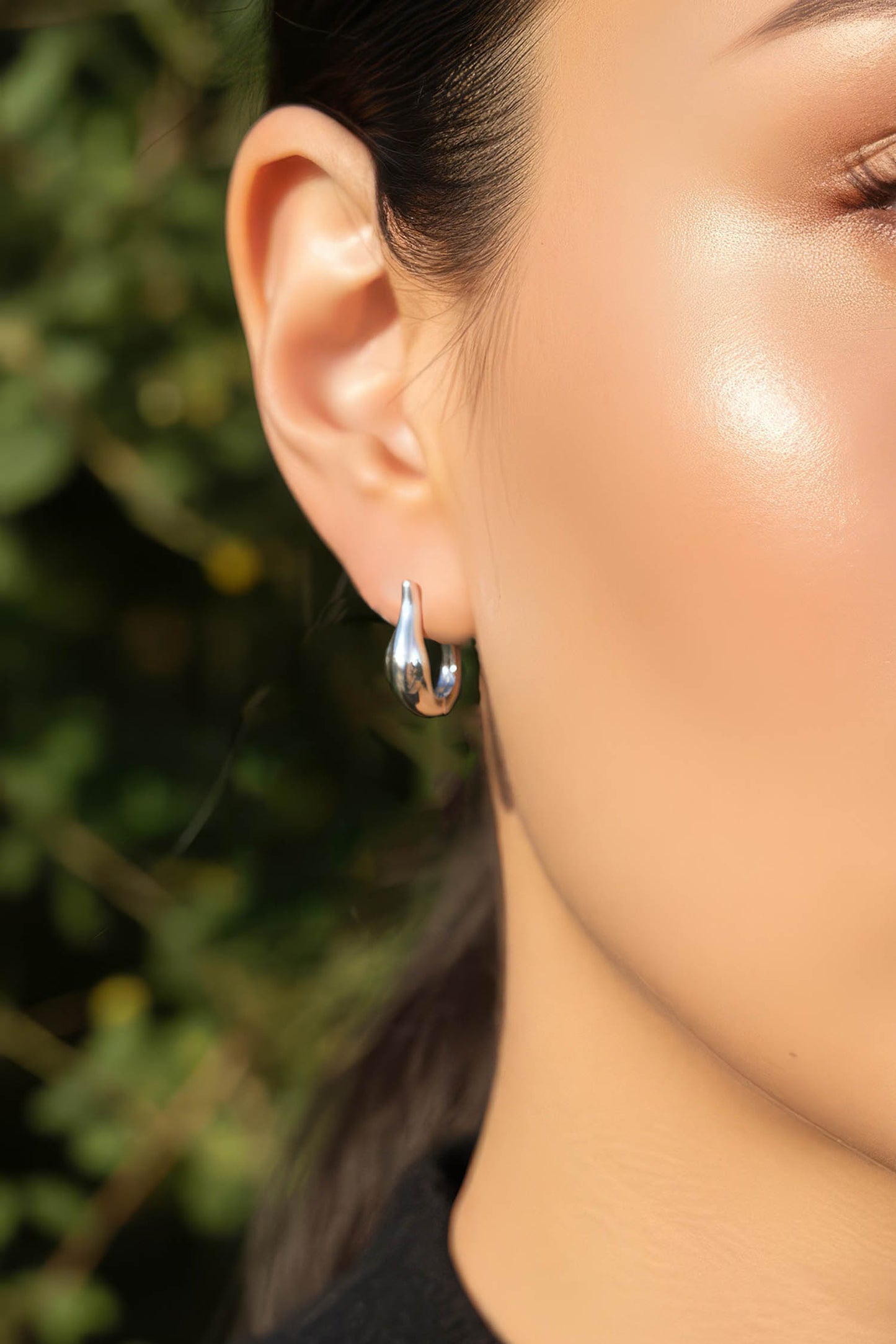 Lyra Hoops Silver