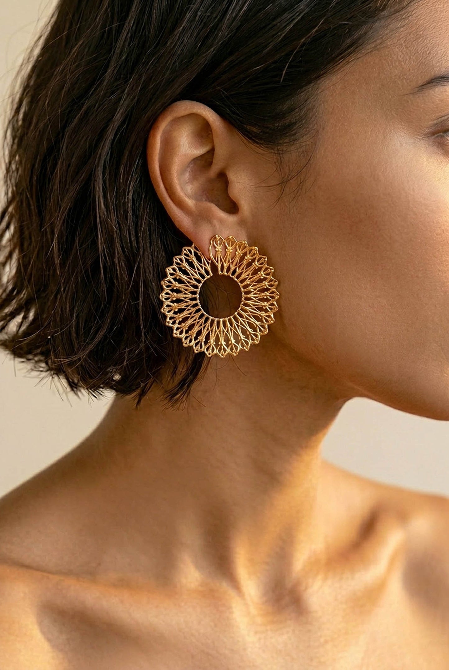 Solene Earrings Gold