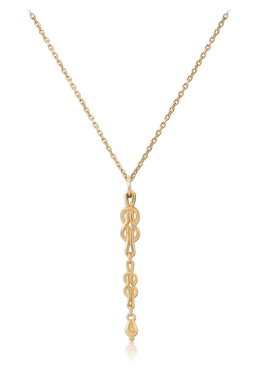 Hecate Lavalier Necklace Gold