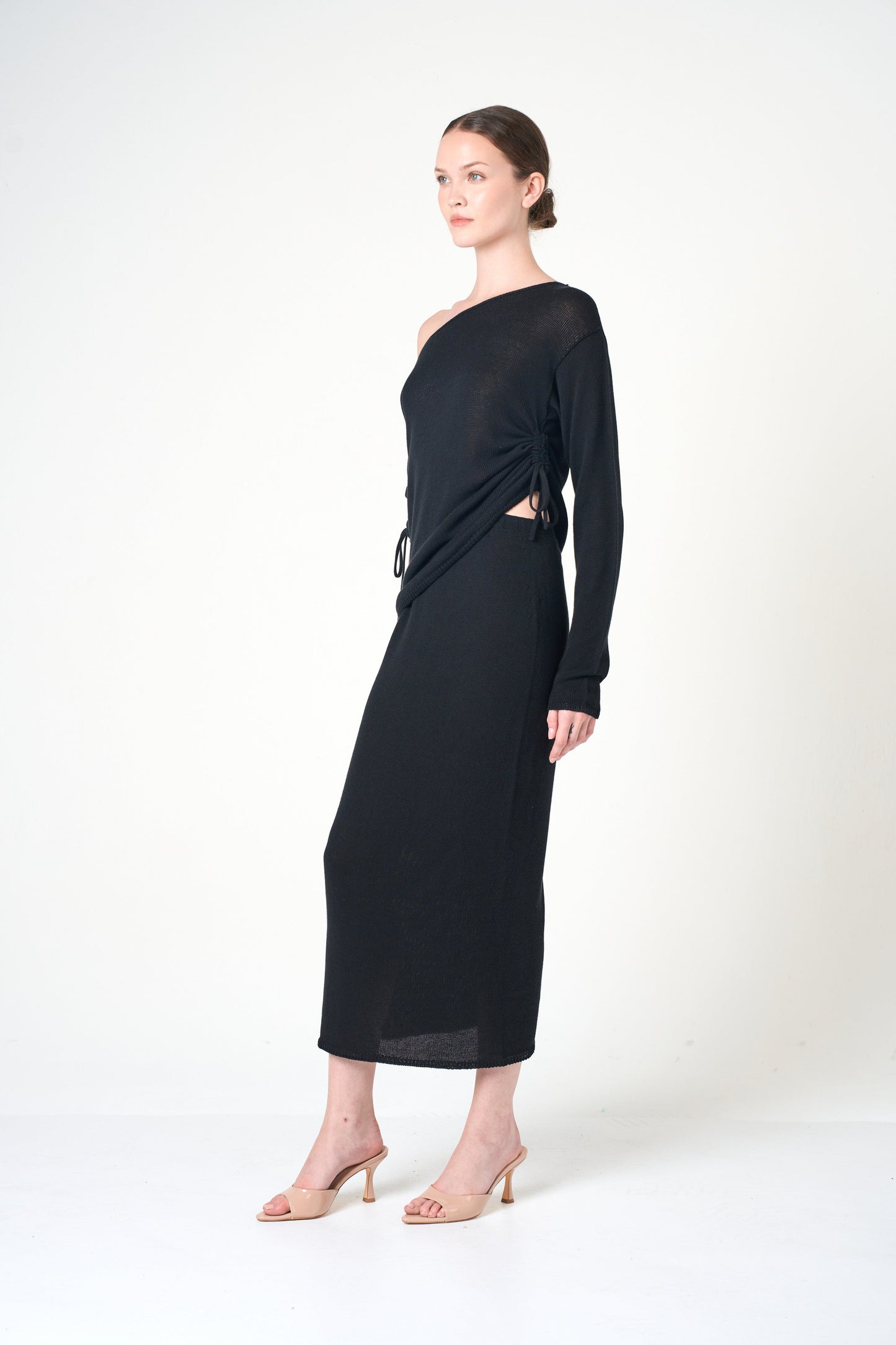 Long Sleeve Top in Black